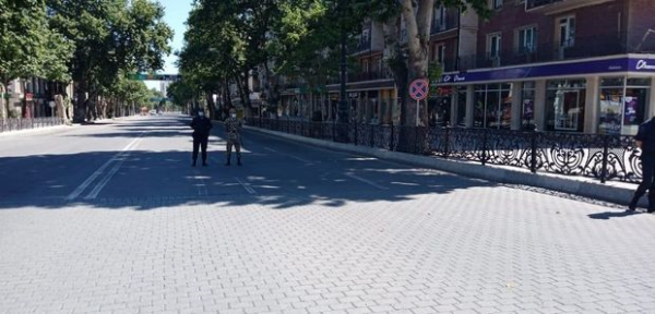 Gəncədə küçəyə çıxmaq qadağasının ikinci günü 